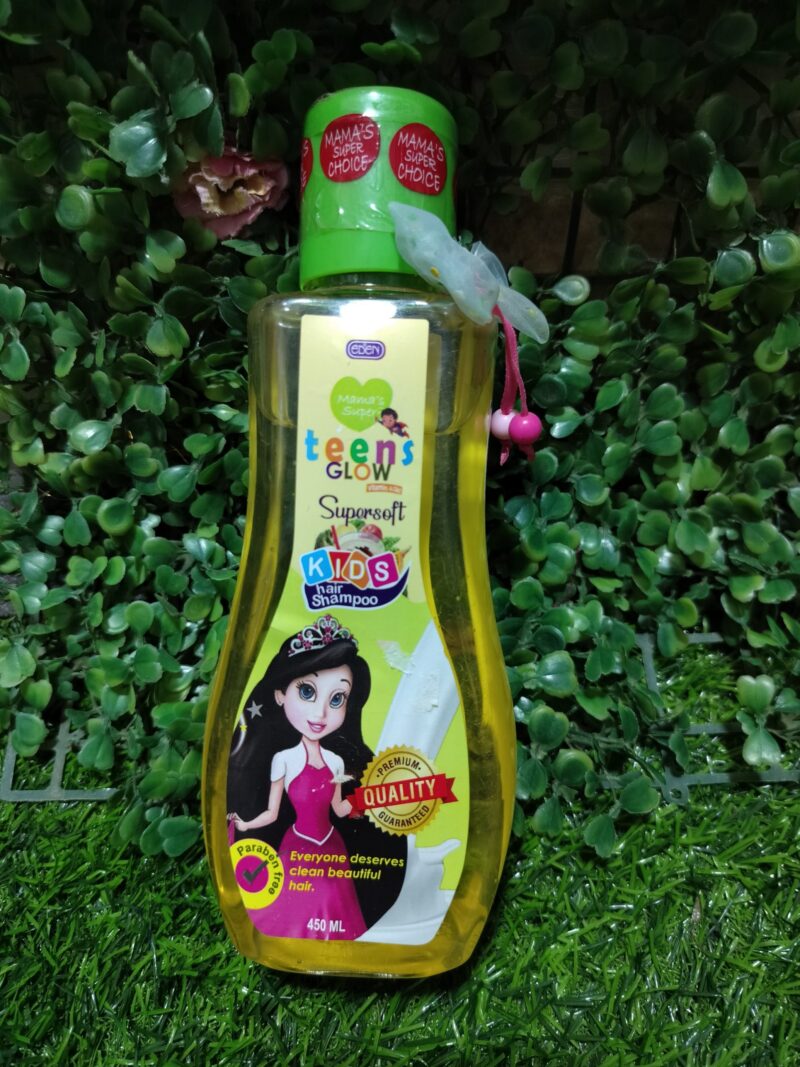 Eden Mama's super teens glow hair shampoo. 450ml