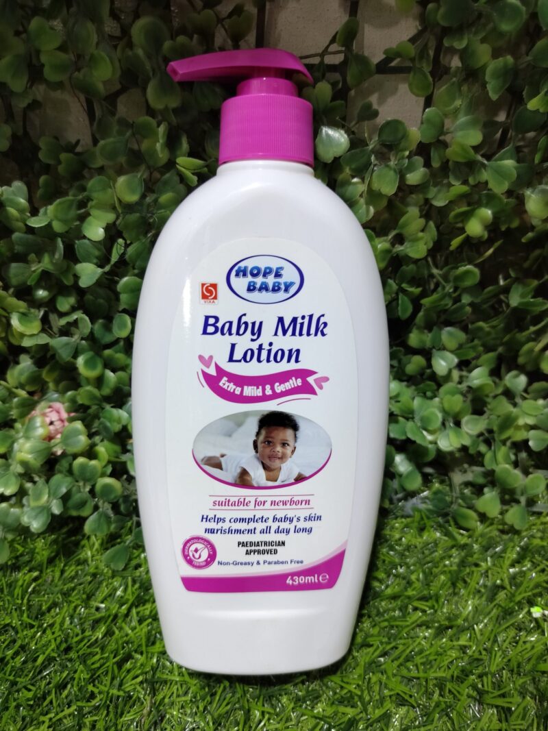Hope Baby Milk Lotion extra mild & gentle for newborn. 430ml