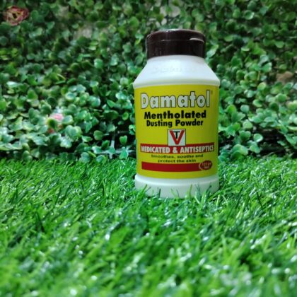 Damatol Mentholated Dustin powder. 125g