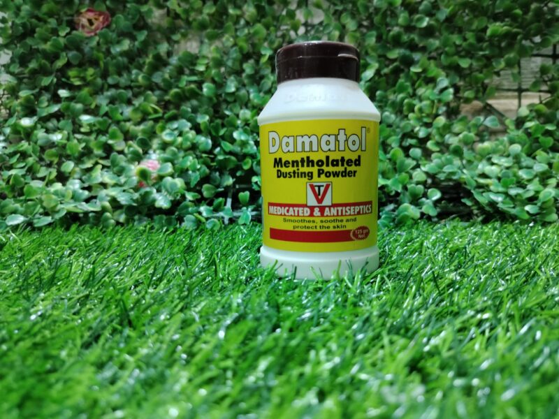 Damatol Mentholated Dustin powder. 125g