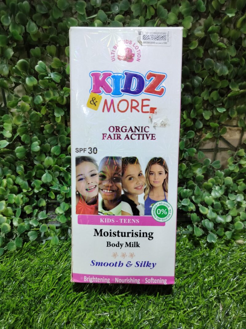Kidz and More Organic Fair active Moisturizing Body milk. 400ml