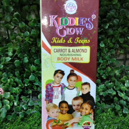 Kiddies Glow Carrot and Almond Nourishing Body Milk. 400ml