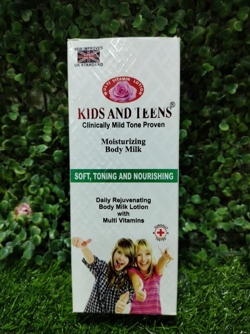 Kids and Teens Clinically mild Tone Moisturizing Body milk.350Ml