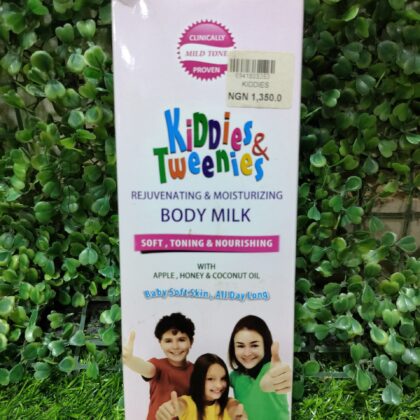 Kiddies and Tweenies Rejuvenating and Moisturizing Body Milk. 375ml