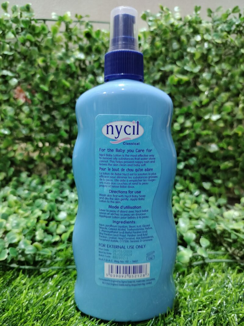 Nycil Baby Lotion with Aloevera and Vit-E. 425ml - Image 2