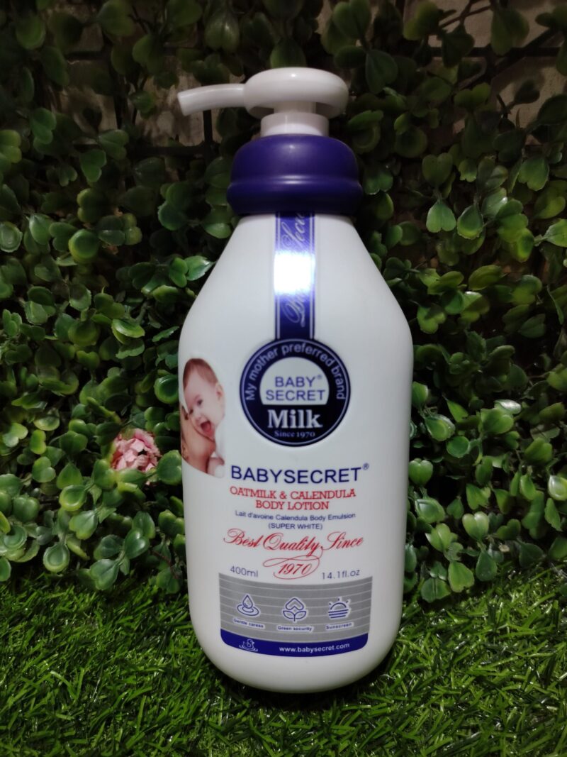 Baby secret Oatmilk and Calendula Body Lotion. 400ml