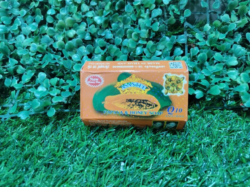 Asantee Papaya and honey Soap. 125g
