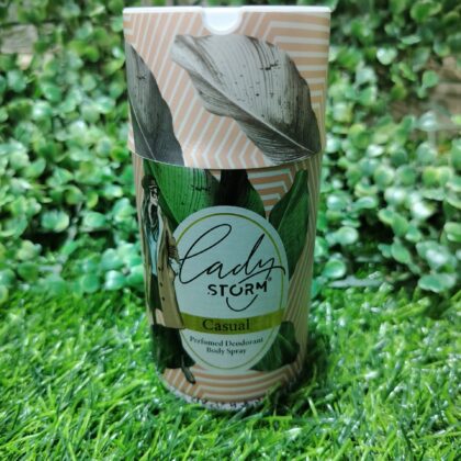 Lady Storm body spray for women.