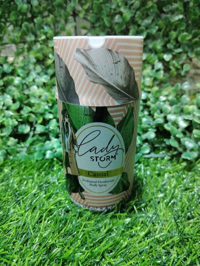 Lady Storm body spray for women.
