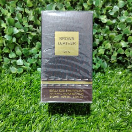 Brown leather perfume for men. 100ml