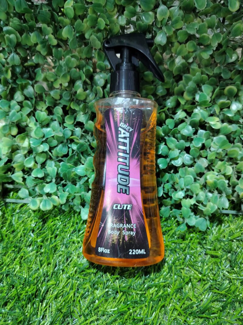 Grey Attitude Fragrance Body Spray. 8floz 220ml