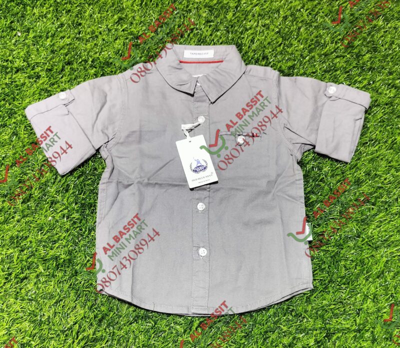 Tapered Fit Old Blue Nevy Shirts for baby boys - Image 5