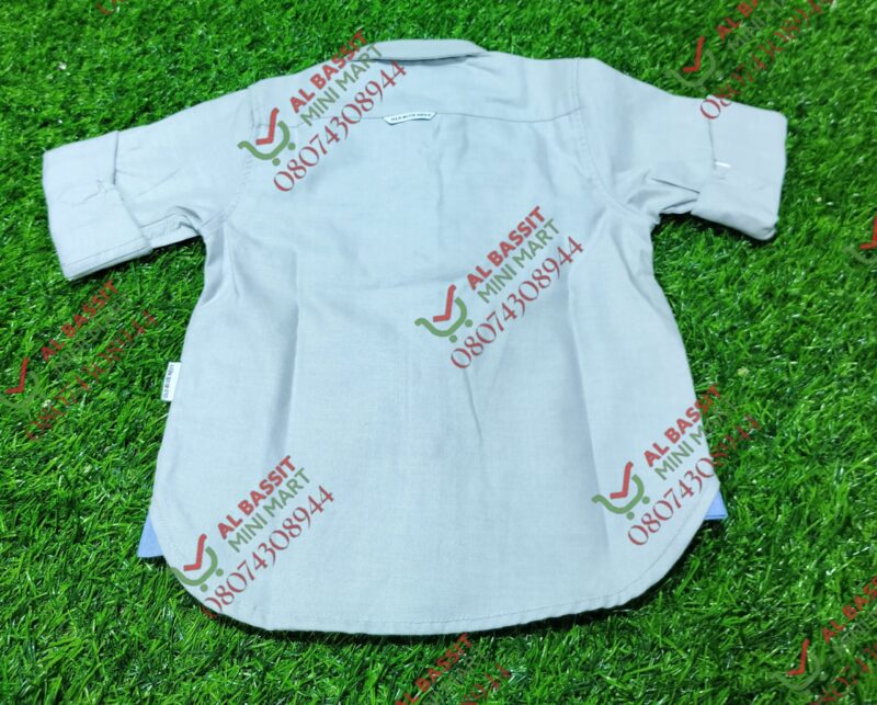 Tapered Fit Old Blue Nevy Shirts for baby boys - Image 2