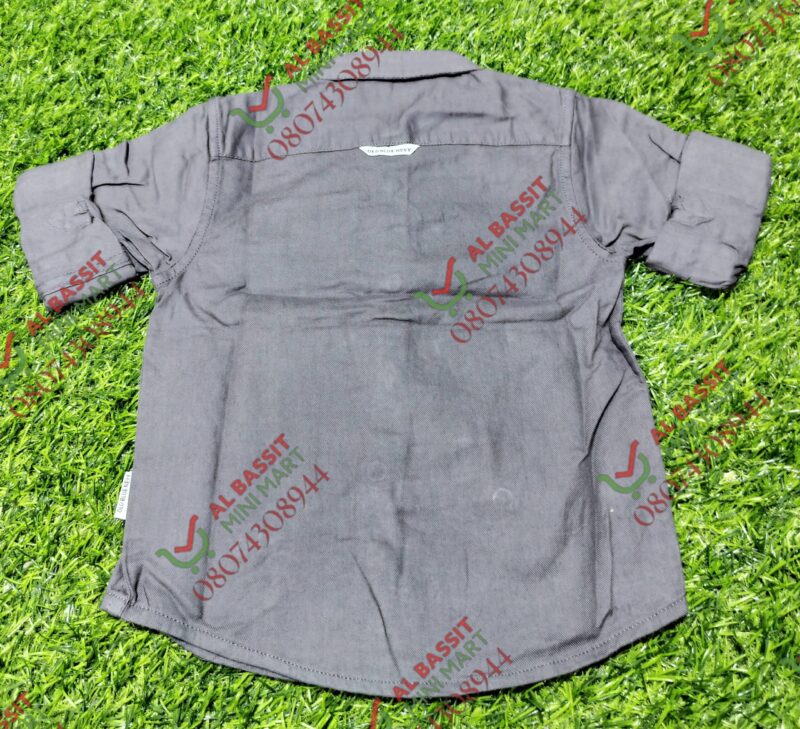 Tapered Fit Old Blue Nevy Shirts for baby boys - Image 4