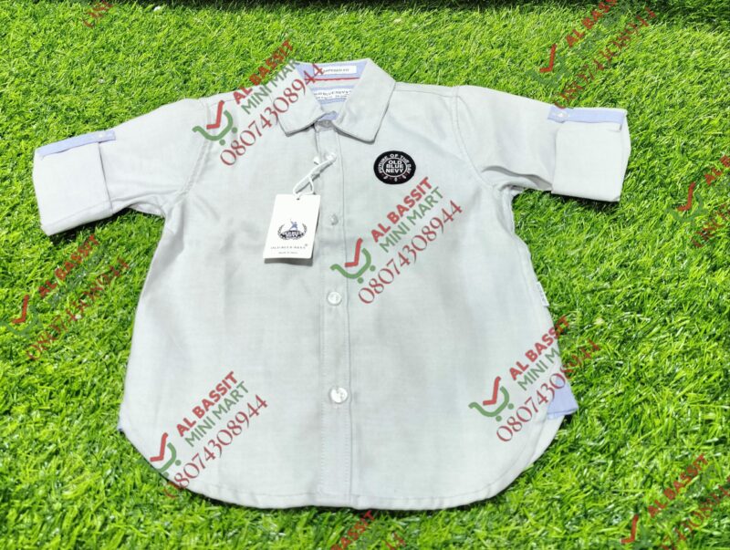 Tapered Fit Old Blue Nevy Shirts for baby boys - Image 7