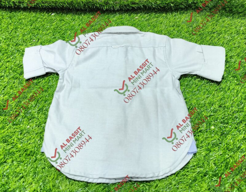 Tapered Fit Old Blue Nevy Shirts for baby boys - Image 8