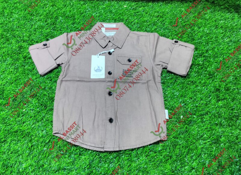 Tapered Fit Old Blue Nevy Shirts for baby boys - Image 14