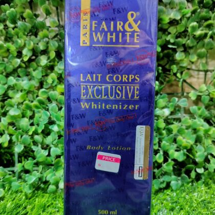 Fair and white lait corps exclusive whitenizer. 500ml
