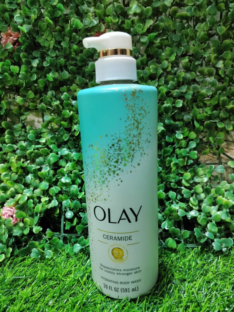 Olay Ceramide body wash replenishing moisture for visibly stronger skin. 591ml