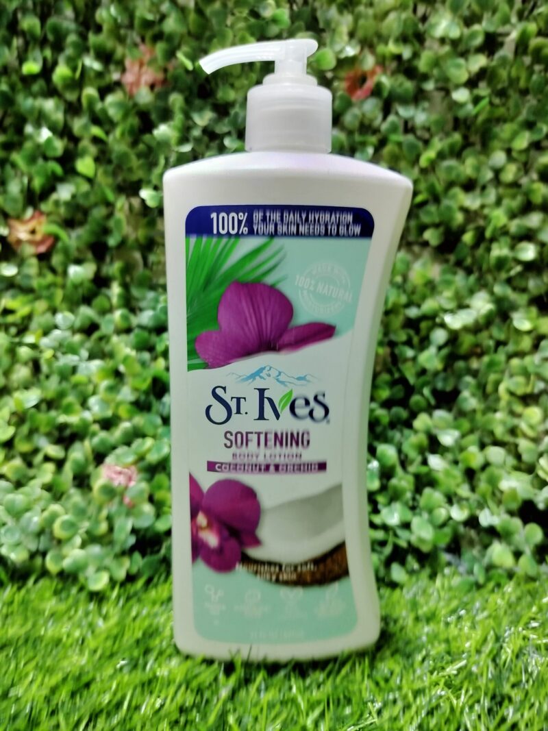 St Ives Softening body lotion. 621ml