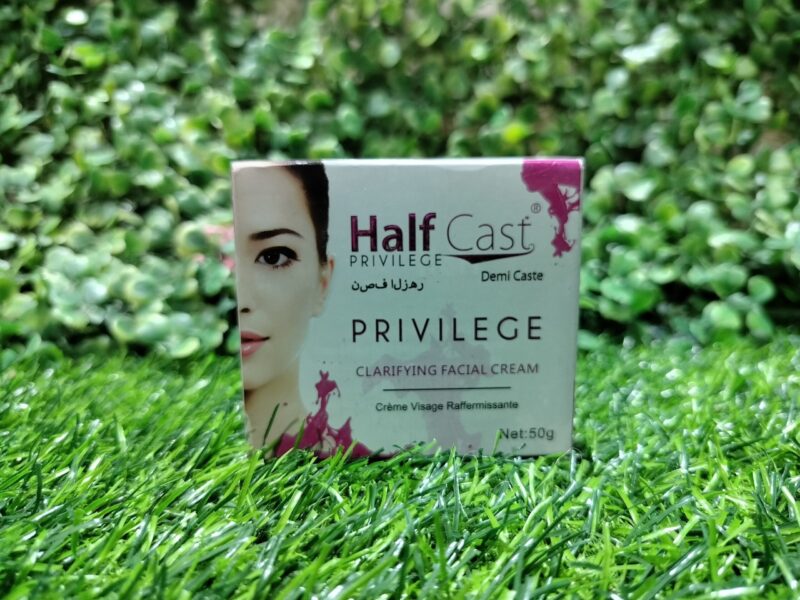 Half Cast privilege clarifying facial cream. 50g