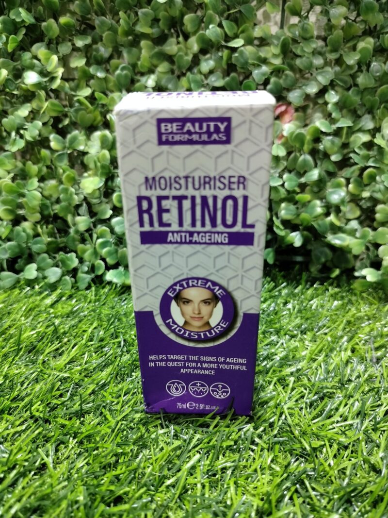 Beauty Formulas Moisturizer Retinol Anti-Ageing skin care. 75ml