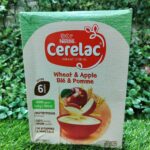 Cerelac Infant cereals with and Apple flavour. 250g