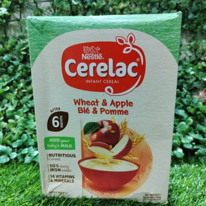 Cerelac Infant cereals with and Apple flavour. 250g