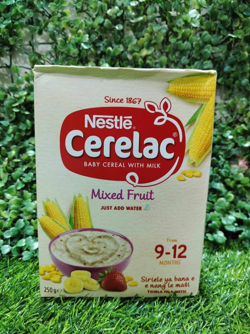 Nestle Cerelac Baby Cereal with milk. Mixed fruit flavour. 250g