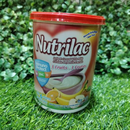 Nutrilac 3 fruits infant cereal with milk. 360g