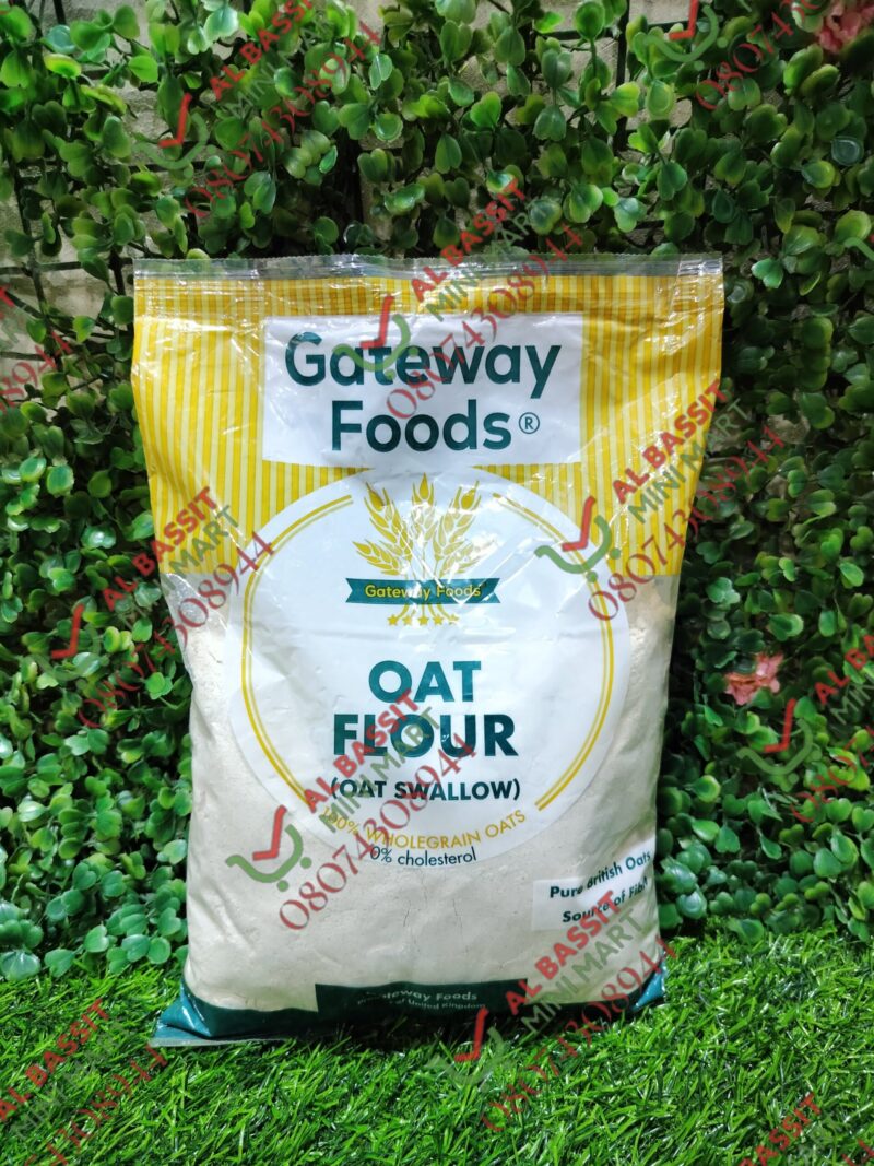 Gateway foods Oat flour 100% wholegrain oats. 1kg