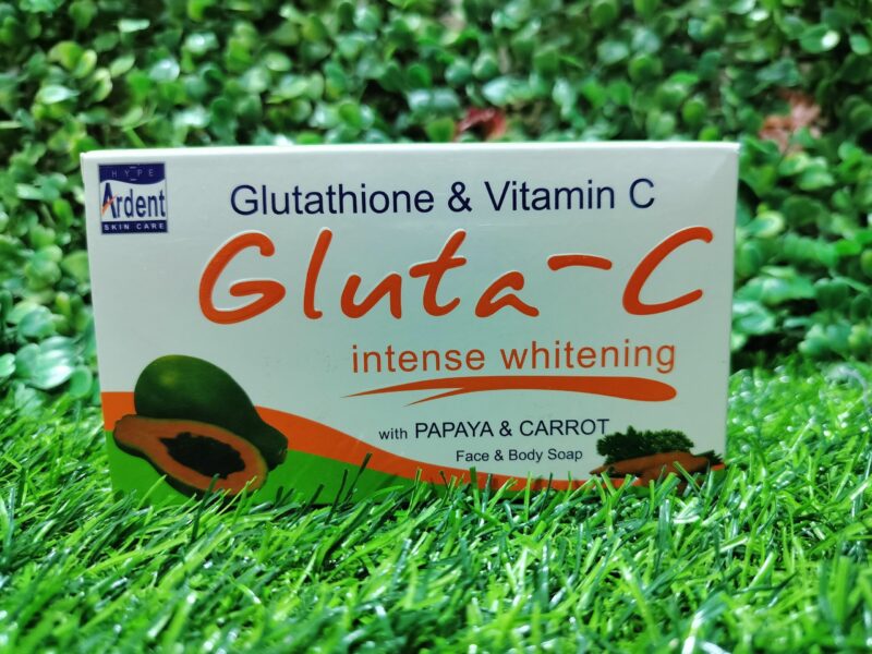 Gluta-C intense Whitening face and body soap.