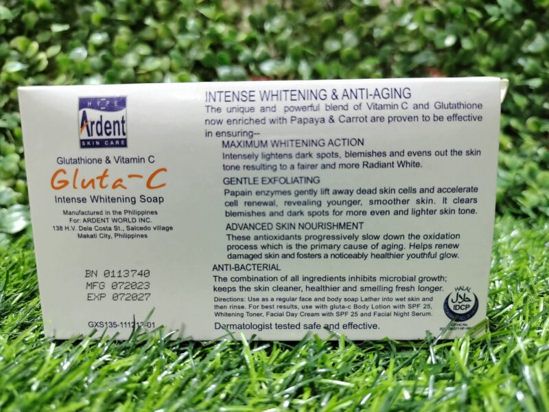 Gluta-C intense Whitening face and body soap. - Image 2