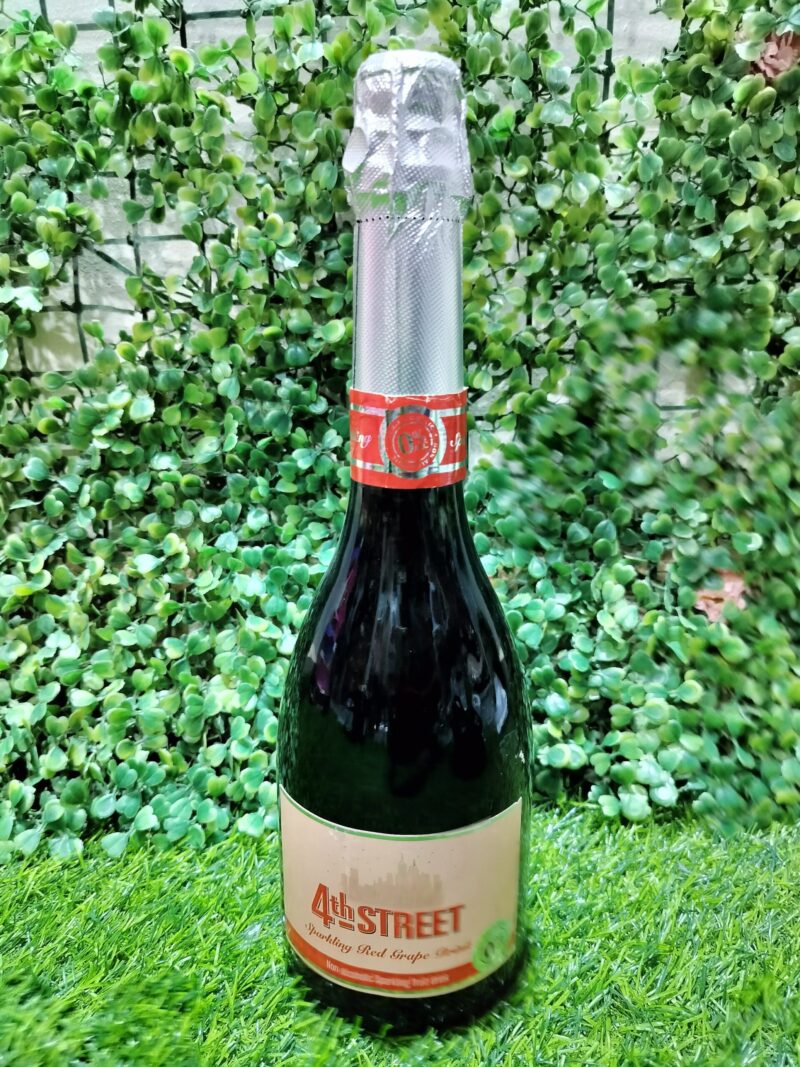 4th Street Sparkling Red Grape Drink. 750ml