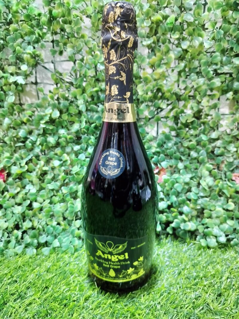 Angel sparkling Red Grape Health Drink. 750ml