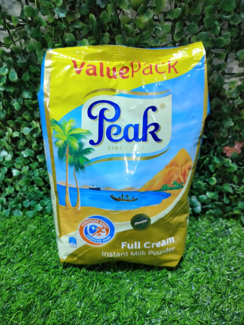 peak Full cream instant milk powder.