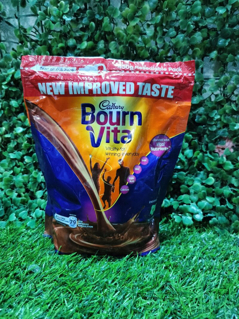 New Improved Cardbury Bournvita vitality for winning everyday. 450g