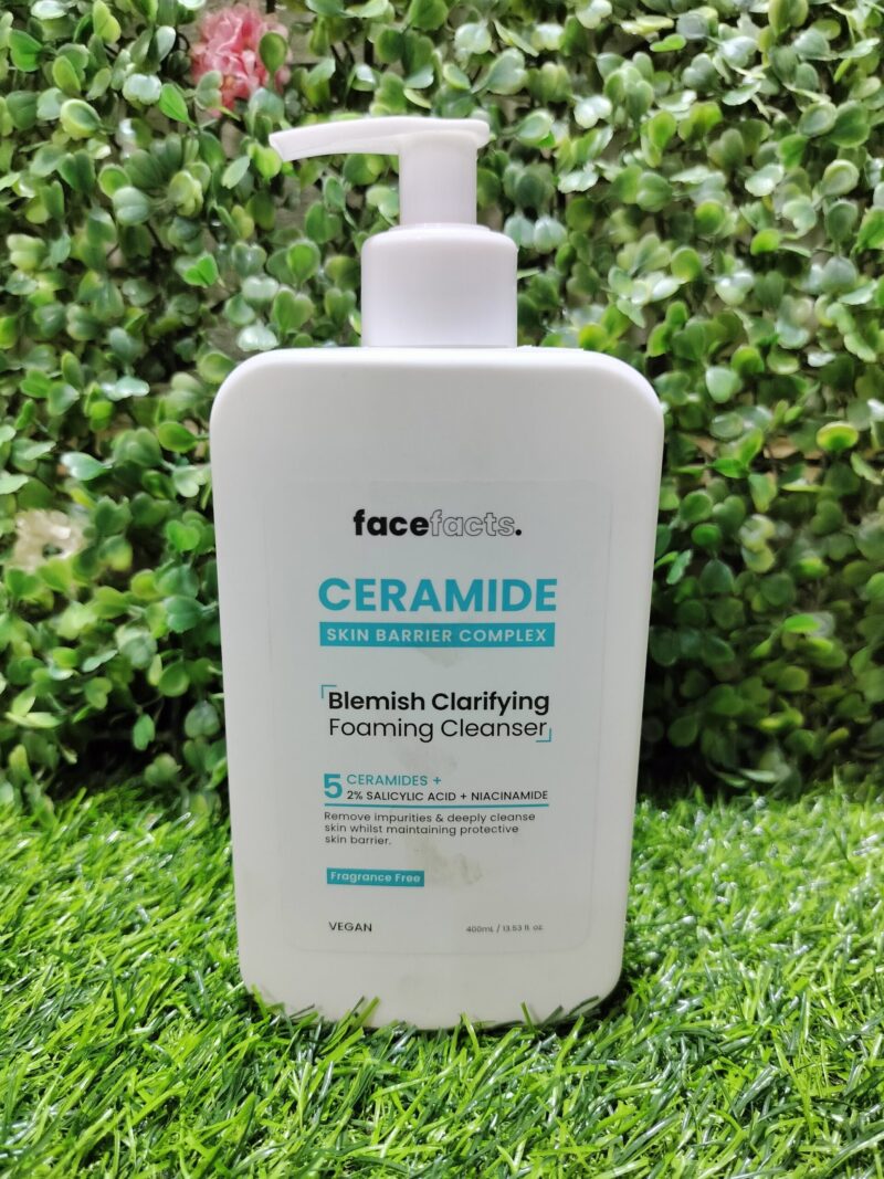 Face Facts Ceramide Blemish clarifying foaming cleanser. 400ml