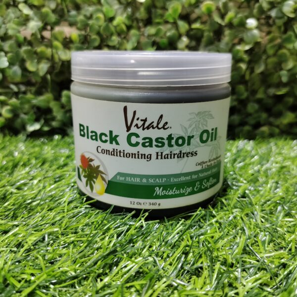 Vitale Black Castor Oil Conditioning Hairdress. 340g