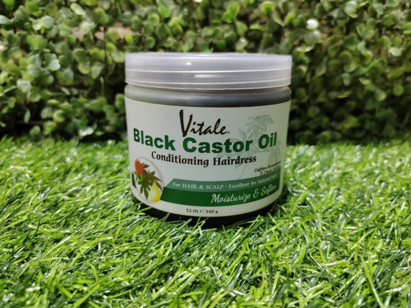 Vitale Black Castor Oil Conditioning Hairdress. 340g