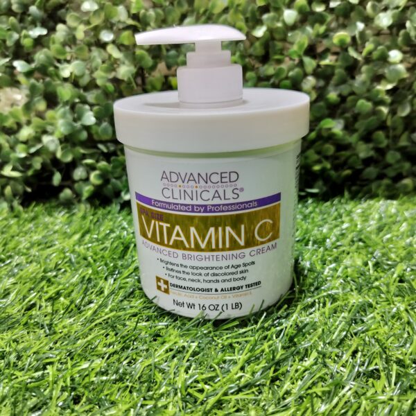Advanced Clinicals Vit C brightening Cream. 1lb