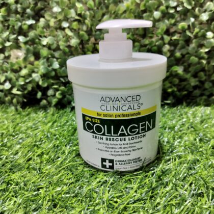 Advanced Clinicals Collagen Skin Rescue Lotion. 454g