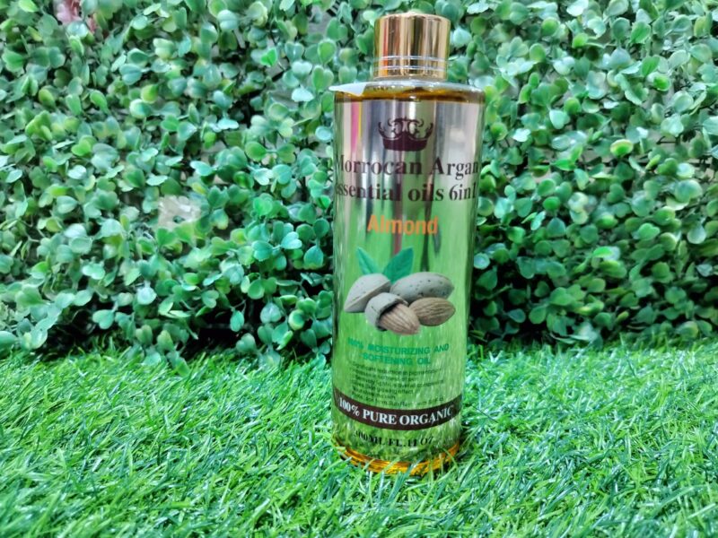 Morrocan Argan Essential oils 6 in 1 Almond moisturizing & Softening oil. 300ml