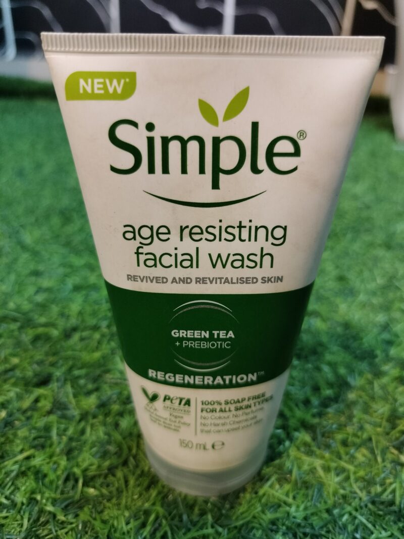 Simple Age Resisting Facial wash. 150ml