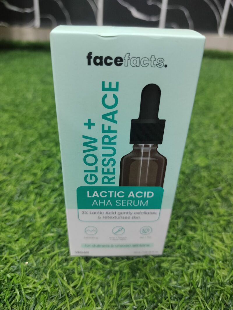 Face Facts Lactic Acid AHA Serum (30ml).