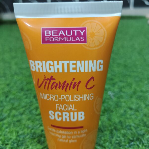 Beauty Formulas Brightening Vitamin C Micro-Polishing Facial Scrub.