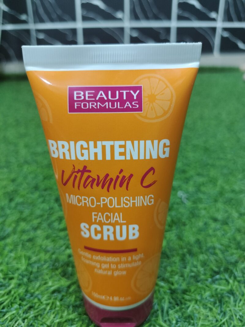 Beauty Formulas Brightening Vitamin C Micro-Polishing Facial Scrub.