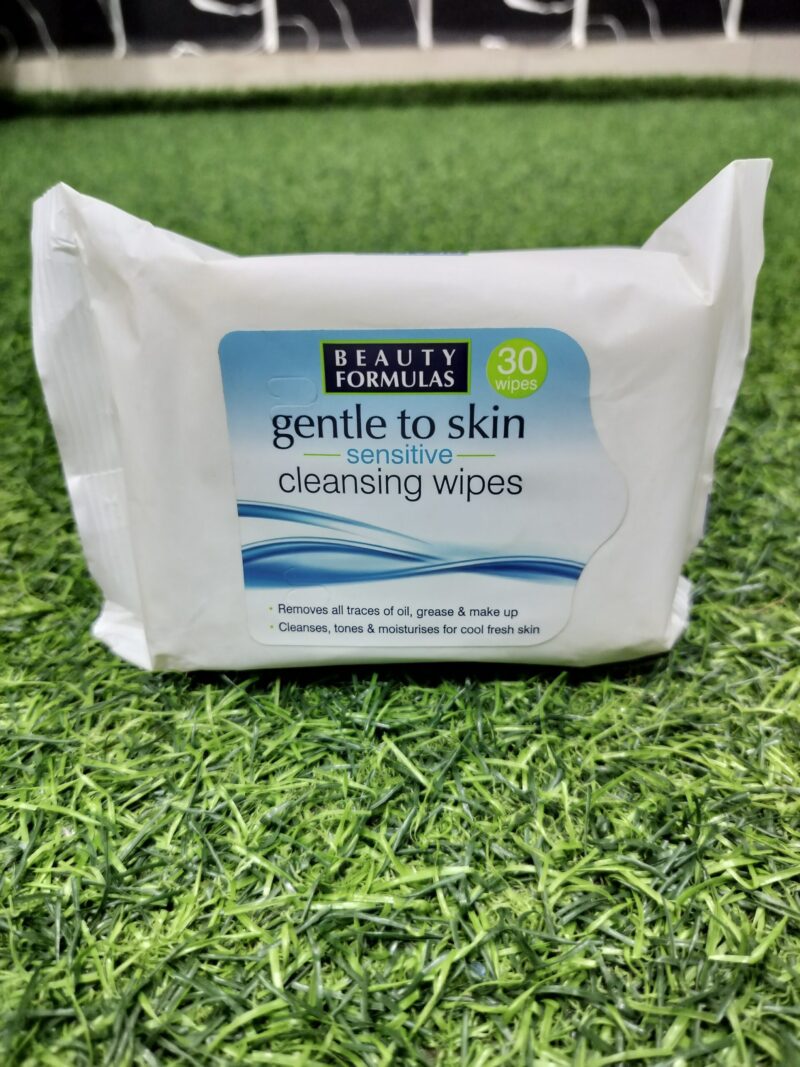 Beauty Formulas Gentle to skin Sensitive Cleansing Wipes.