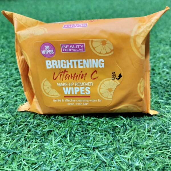 Beauty Formulas Brightening Vitamin C Makeup Remover Wipes.