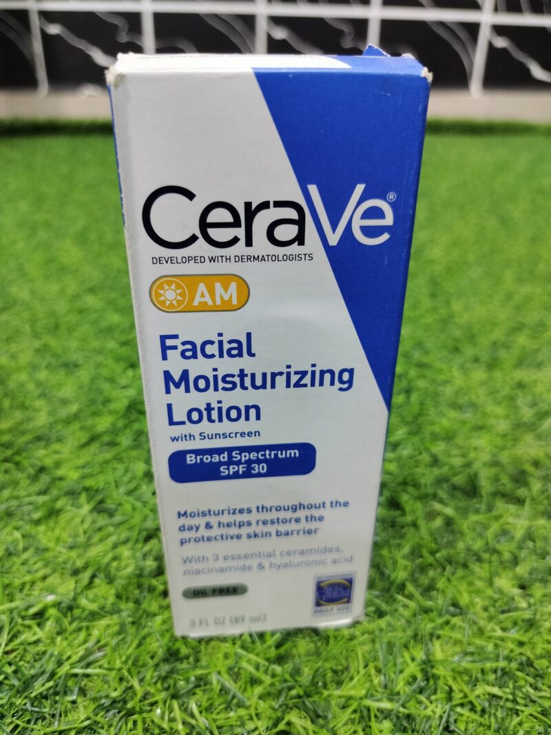 Cerave AM Facial Moisturizing Lotion with Sunscreen (89ml).